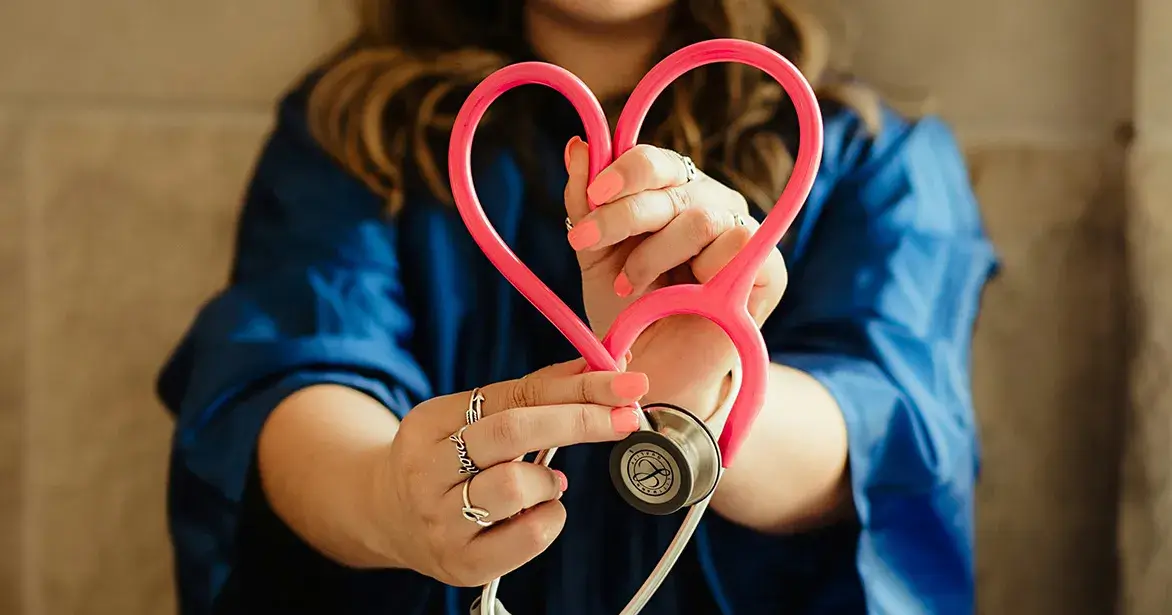Professional CTA Person holding stethoscope