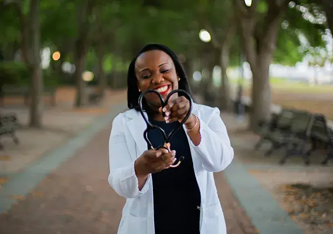 doctor A doctor with her stethoscope