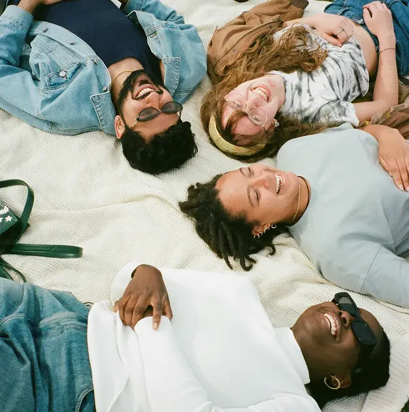 Celebrate With Purpose Young adults laughing together