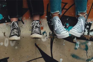 Pairs of sneakers